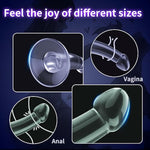 Anal Butt Plug Trainer Kit, Anal Training Set, Anal Plugs Training Simple Dildos Set With Strong Suction Cup Base Anal Prostate Vaginal G-Spot Sex Toys For Beginners To Advanced Users (Threecolor)
