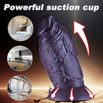 3.2" Diameter Thick Huge Dildo, 7 Inch Realistic Giant Silicone Dildo Big Butt Plug With Big Suction Cup, Wide Anal Dildo G Spot Toy, Xxl Fat Dildo Anal Plug Sex Toy For Experienced Men/Women(Black)