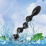 Anal Beads,Silicone Dildo Prostate Massager G-Spot Stimulation Anal Plug Fetish Adult Sex Toy Silicone Anal Butt Plug With Safe Handle Anal Training Sex Toys For Men Women Couples(Style 3)