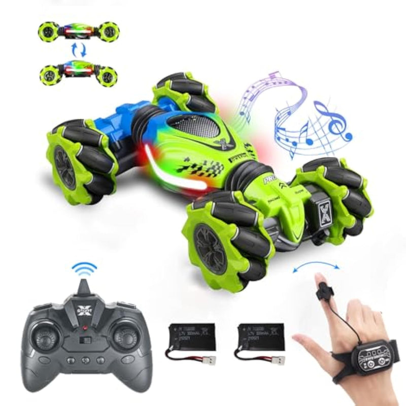 Gesture Rc Car For Boys Girls 6-12 Year 4Wd Remote Control Car 360° Rotate Off-Road Drift Hand Controlled Twist Cars With Light Music For Kids Toy Birthday Xmas Gift