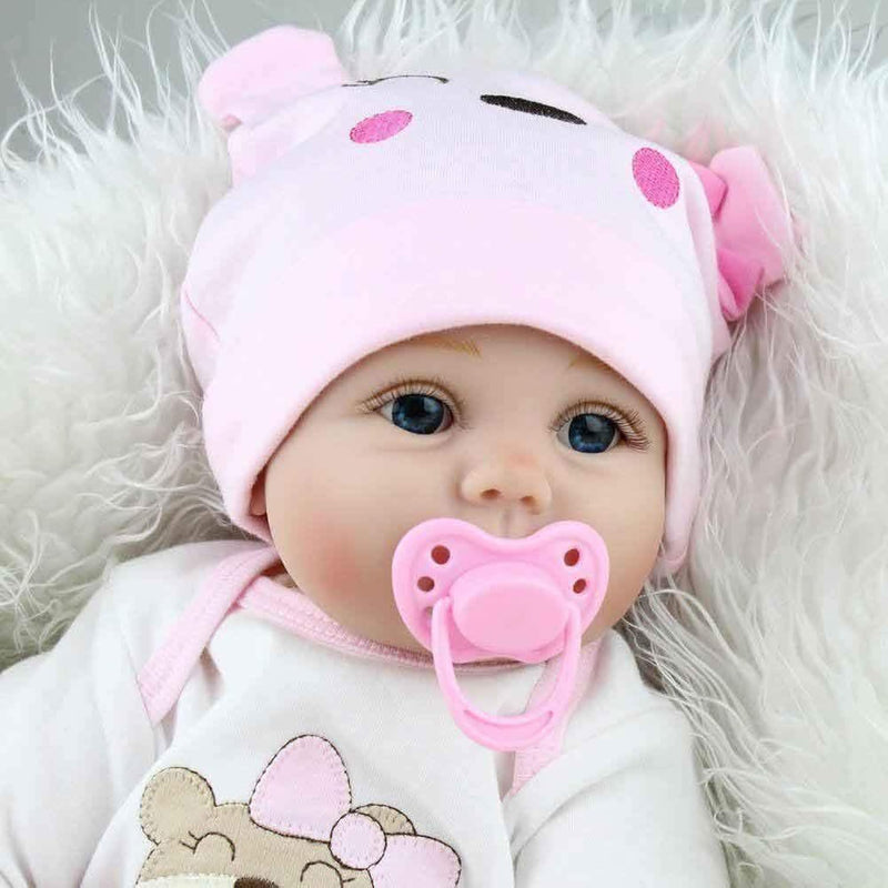 Reborn Baby Dolls, 22 Inch Weighted Baby Lifelike Reborn Doll Girl, Lucy