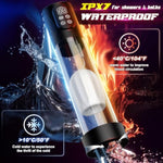 Penis Pump Male Sex Toys For Men - Adult Toys App Control Penis Enlargers With Training History Tracking, Male Masturbator Penis Vibrator Extender Water Vacuum Pump - 5 Pressure Suction& 9 Vibrations