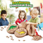 Dino Eggs Dig Kit, 12 Pack Dinosaur Eggs Excavation Science Experiments Kits For Kids 4-12, Easter Basket/Stocking Stuffers, Toys For 3+ 4 5 6 7 8 9 10 Year Old Boys Girl