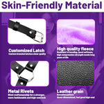 15 Pcs Sex Bondage Bdsm Kits Restraints, Fetish Handcuffs Ankle Cuff Collar Blindfold Whip Rope Nipple Clamps Paddle Anal Toys Ball Gag Adult Games Foreplay Toys For Couples