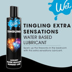Cool Tingle Water-Based Arousal Lube, Premium Personal Cooling Lubricant For Men, Women And Couples | Cool Sensation & Ph-Balanced, Glycerin-Free, Paraben-Free, 3 Oz