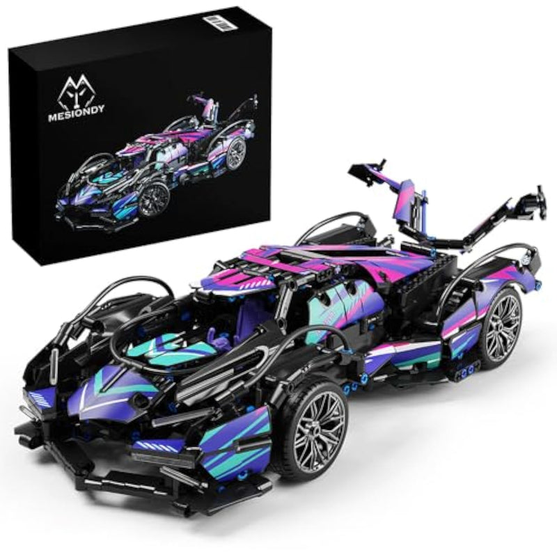 Sports Car Building Blocks Toys Boys?1:14 Moc Building Set Raceing Car Model,Construction Toy For Adults?Cars For Boys Age 6 7 8 9 Years Kids