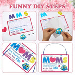 24 Sets Mother’s Day Religious Craft Kit for Kids, DIY Heart Sign Sunday School Activity