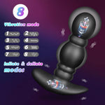 Automatic Large Inflatable Anal Butt Plug Dildo Male Anal Prostate Massager Vibrating Anal Sex Toys For Adult Men Women