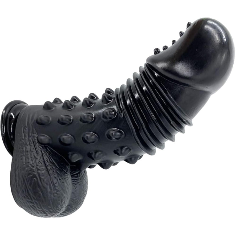 3.62" Large Soft Realistic Dildo Big Anal Plug With Strong Suction Cup For Hands-Free Play For Advanced Men Women
