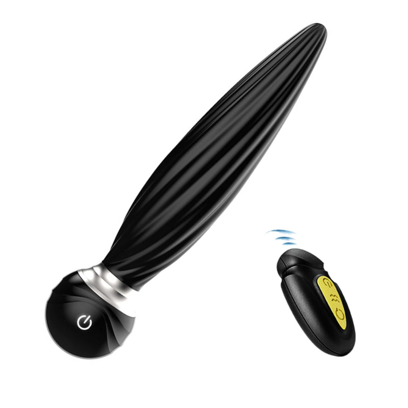 Daisy 7 Vibrating 7 Head Rotating Remote Prostate Massager Anal Butt Plug