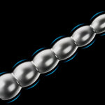 Penis Plug Metal Urethral Sound With Claspable O-Ring And Progressive Multi Beads Adult Sex Toys For Men Urethral Masturbation Training (M)