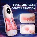 Automatic Male Masturbator Sex Toys - Female Voice Penis Pump With 10 Thrusting & 10 Vibrating & 10 Sucking Modes, Hand Free Male Stroker With 3D Realistic Textured, Blowjobsex Machine Sex Toy For Men