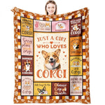 Christmas Corgi Gifts For Corgi Lovers Blanket 60" X 50" - Christmas Corgis Mom/Lover/Themed Gift For Women/Girls