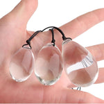 Glass Butt Plug,Large Crystal Anal Plug,Egg-Shaped Anal Trainer,Portable Bum Bomb Plug,Anal Expander Training,Adult Sex Toys,Anal Masturbation Prostate Massager For Adult Gay And Couples(2.0In)