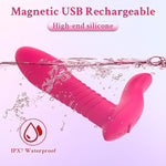 Wearable Butterfly Thrusting Sex Toys - Dildo G Spot Vibrator Anal Sex Toy With 10 Thrusting, Butterfly Clitoral Vibrators Female Couples Sex Toy, Nipple Adult Sex Toys For Women Men