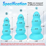 Realistic Dildo Silicone Anal Plug With Strong Suction Cup For Hands-Free Play Butt Plug Adult Sex Toys For Men Women G-Spot Prostate Stimulation S 7.08 Inch