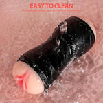 Male Masturbators Cup, Double Side Pocket Toy With Realistic Texture, Men Masturbation Stroker Adult Sex Toys
