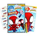 Spidey and Friends Travel Activity Kit for Kids with Drawstring Bag Bundle