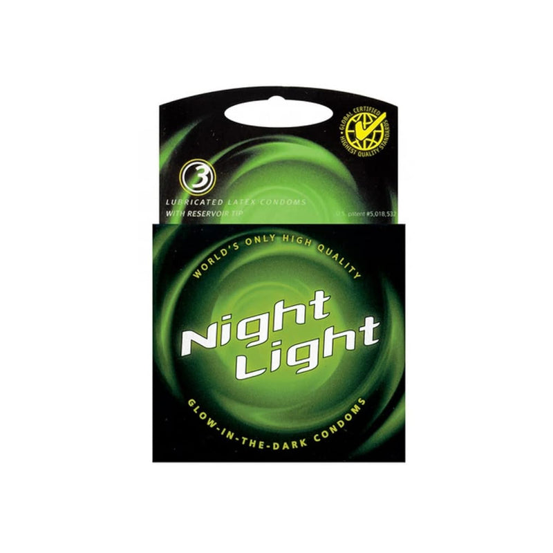 Glow In The Dark Condoms - 3 Pack - Night Light-