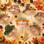 30 Sets Fall Mask Craft Kit DIY Color Your Own
