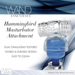 Hummingbird Magic Wand Attachment – Dual-Sided Textured Sleeve For Men & Women, Vibrating Massager Accessory, 3.25" X 1.25.