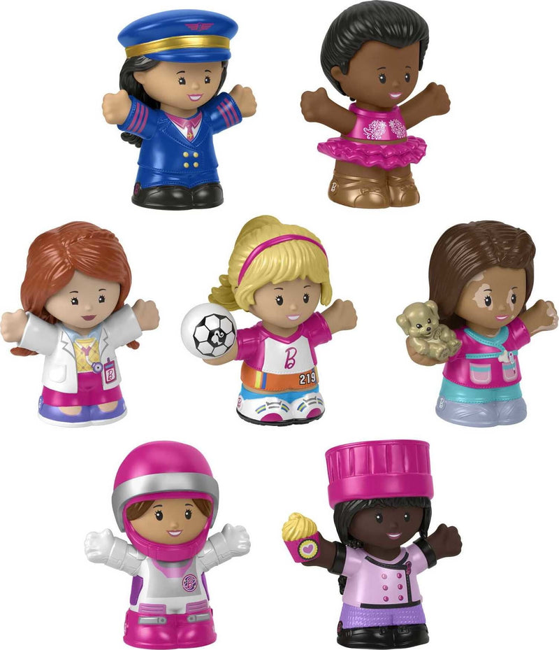 Fisher-Price Barbie You Can Be Anything Figure Pack For Toddlers, 7 Toys