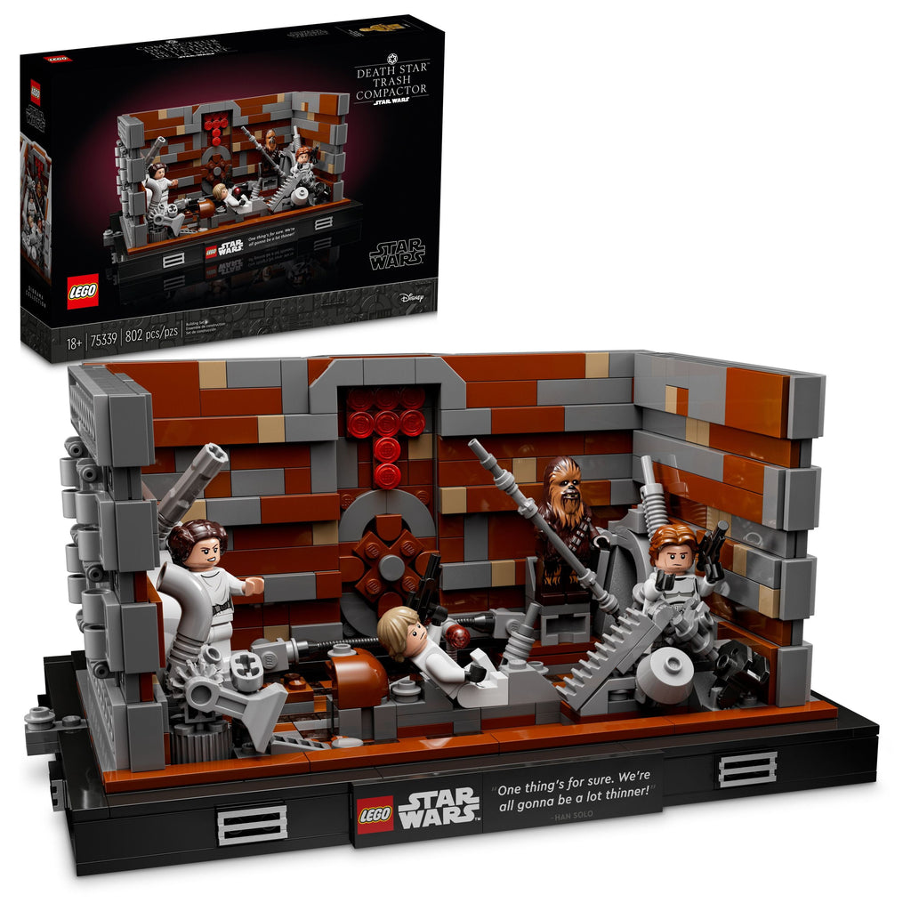 LEGO Star Wars Death Star Trash Compactor Diorama 75339 Building Set f ...