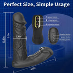 Remote-Control Inflatable Prostate Massager – 3 Expansion & 10 Vibration Modes