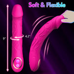9" Realistic G-Spot Vibrator for Women, 10 Modes, Clitoral & Anal Stimulation