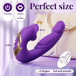 G-Spot Thrusting Vibrator with 7 Modes, Clitoral & Anal Stimulation Toy for Women