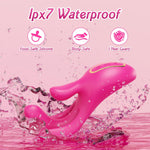 Rechargeable Finger Vibrator with 10 Flapping & Vibration Modes for Clitoral & G-Spot