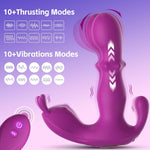 Wearable Remote Control Vibrator with 10 Thrusting Modes for G-Spot & Clitoral Pleasure