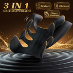 Men's Vibrating Stamina Trainer with 10 Modes – Handheld Male Stroker Toy