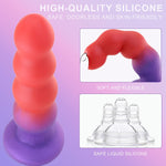 6.3'' Silicone Anal Butt Plug with Suction Cup, G-Spot & Prostate Stimulator