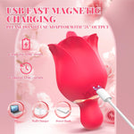 Rose 2-in-1 Vibrator for Women – 9 Modes for Clitoral, Nipple & Anal Stimulation