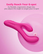 App-Controlled Rabbit Vibrator – Dual Motor G-Spot & Clitoral Stimulator with Remote