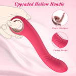 5 Wiggling & 10 Vibration Modes G-Spot Vibrator for Women, Waterproof Silicone