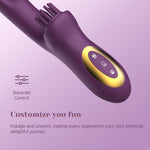 Clitoral & G-Spot Stimulating Rabbit Vibrator with 10 Vibration Modes for Women