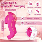 Rechargeable Finger Vibrator – 9 Vibration & 5 App Modes for G-Spot & Clitoral Play