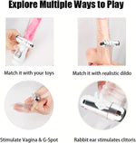 Finger Sleeve Vibrator for Women, Clitoral & G-Spot Stimulator, Intense Massage