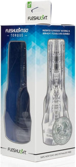 GO Torque Clear Compact Male Stroker – Discreet & Transparent Pleasure Sleeve