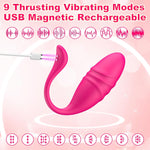 Remote Control Thrusting G-Spot Vibrator – Wearable APP & 9 Modes for Couples & Solo