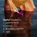 App-Controlled G-Spot Vibrator with 8 Modes, Rechargeable Adult Toy for Women