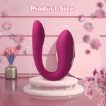 Clitoral & G-Spot Vibrator with Pulsating Tapping, 5 Vibration Modes, Waterproof