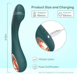 Rechargeable G-Spot Vibrator – Curved Silicone Massager with 10 Intense Modes