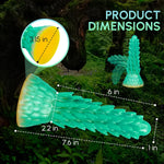Fantasy Dragon Dildo, 7.7" Silicone Monster Dildo with Suction Cup for Anal Play