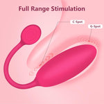 Clitoral & G-Spot Vibrator with Remote Control, 10 Modes, LCD Display for Couples
