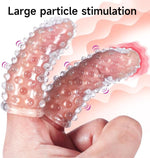 Finger Sleeve Stimulator – Soft Silicone G-Spot, Clitoral, Anal & Nipple Massager