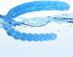 17.7" Flexible Double-Ended Dildo with Realistic Shaft & Beaded Design for Couples