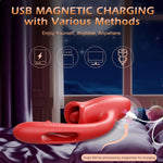 Vibrator Adult Sex Toys for Women, APP Remote Control Tongue Rose Sex Toy Dildo Vibrators G Spot Vibrator with 9 Licking Sucking & Flapping Clitoral Stimulator Anal Nipple for Female Men Couples